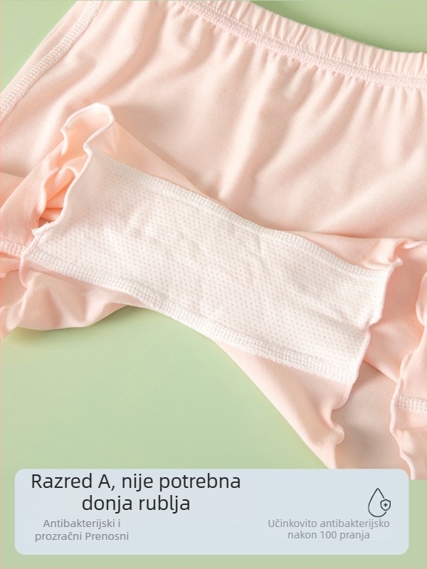 Dječje ljetne šortse od modalnog pamuka, Klasa A protuklizno, srednji pojas, za djecu 3–8 godina