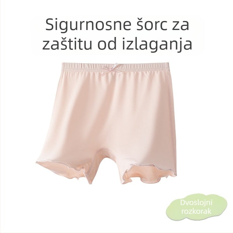 Dječje ljetne šortse od modalnog pamuka, Klasa A protuklizno, srednji pojas, za djecu 3–8 godina