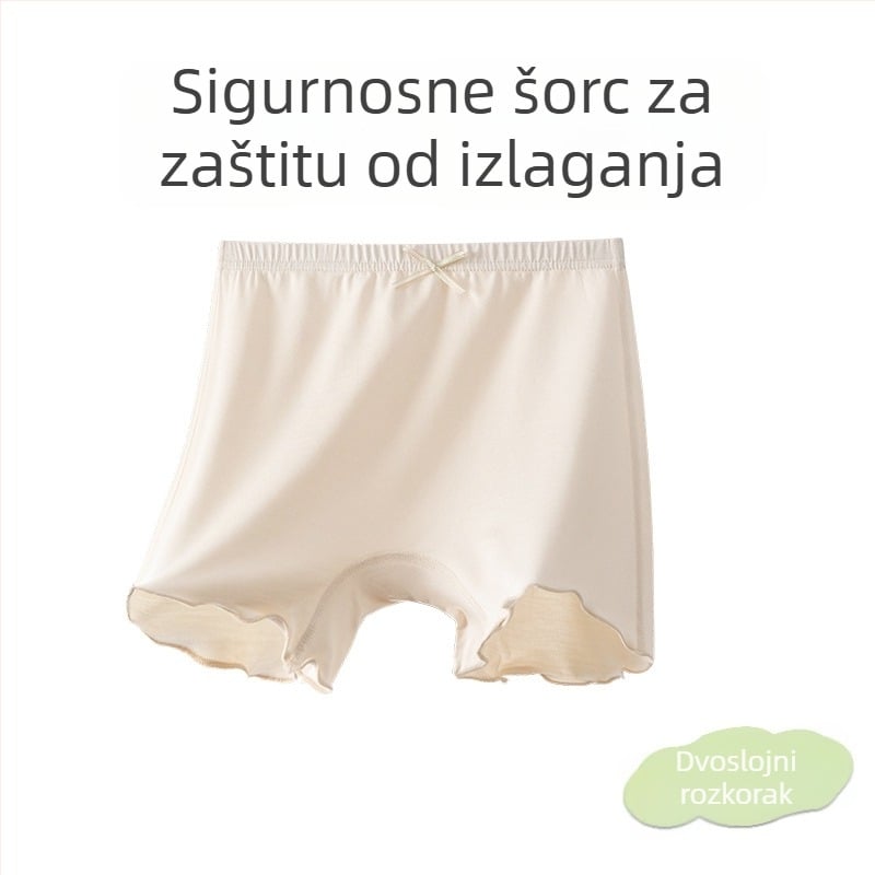 Dječje ljetne šortse od modalnog pamuka, Klasa A protuklizno, srednji pojas, za djecu 3–8 godina