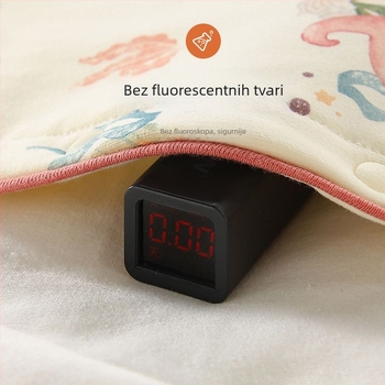 Dječji termalni set od pamuka, debeli materijal, motiv životinja, za novorođenčad 0–12 mjeseci, jesen-zima