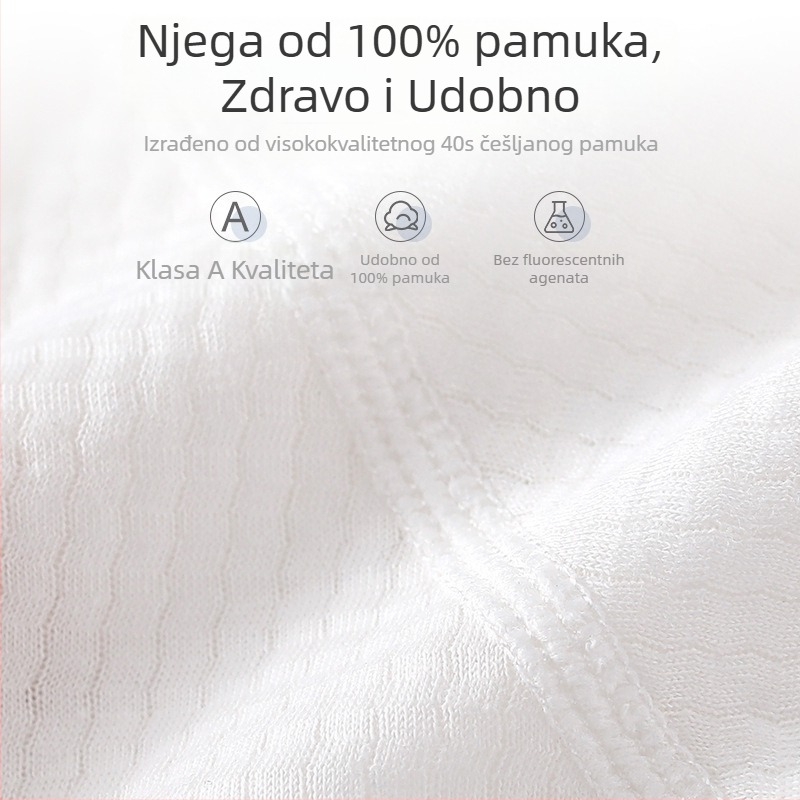 Novorođeni bebin top u stilu monaha, okrugli izrez, 100% pamuk, nježna obrada, ljeto