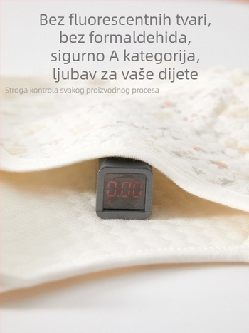 Novorođenački top u stilu monaha, 100% pamuk, okrugli izrez, bez kapuljače, zimski