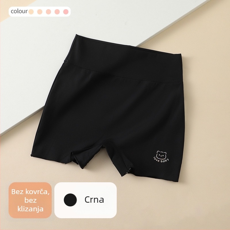 Za djevojčice: sigurnosne hlačice od ledenog svile, 2-u-1 leggings donje rublje, Klasa A, Nylon 79,1%