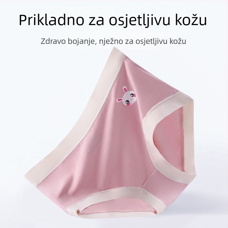 Djevojčice gaćice od modalnog materijala (85%), prozračne, trokutasti kroj