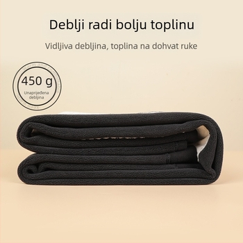 Muške termalne hlače od vuneno-svilene smjese, visoki pojas, dvostruki flis, zaštita koljena, grijanje