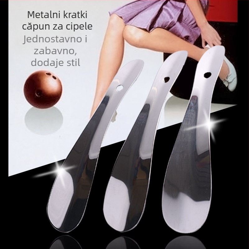 XB-1230 nehrđajući čelični shoehorn, pravilan dizajn; stil: figura, svakodnevni casual; materijal: nehrđajući čelik; značajke: bez savijanja, bez hrđe