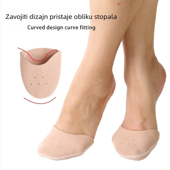 Zaštitne navlake za prste baletnih cipela, model Pointe covers, kompatibilne s tenisicama i kožnim cipelama, zaštita od abrazije i ublažavanje udaraca