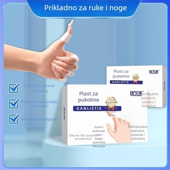 Youaike flaster za suhe pukotine – elastičan, dišući zavoj, netkani materijal, debljina 0.5 mm, rok trajanja 3 godine