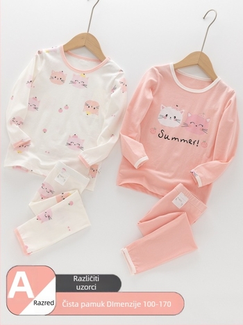 Djevojčice set donjeg rublja, cami stil, princeza kroj, najlon, podstava od pamuka, čašice s oblikom zečjih ušiju, spandex, mekan čelični prsten, upija vlagu i toplinu za kućnu uporabu, jesen, 9–13 godina