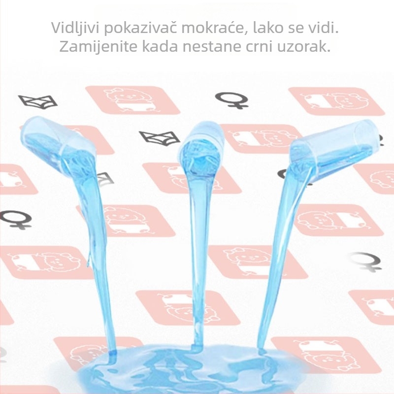 Pelenice za pse s debelim upijajućim jastučićima za mokraću – ne tkanina – svakodnevna uporaba, putovanja, više kućnih ljubimaca