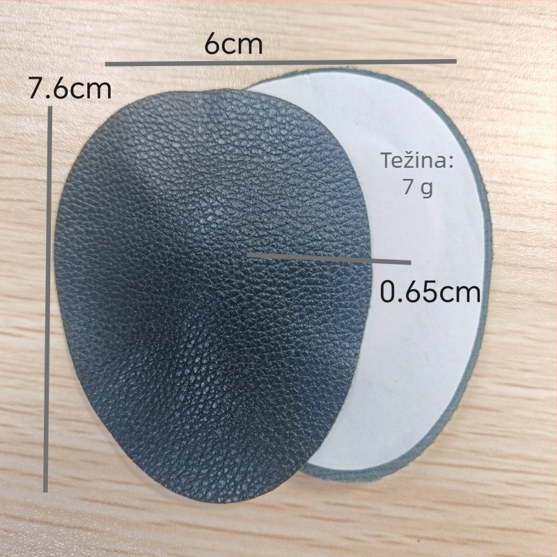 PU kožni jastučić za prednji dio stopala za metatarzalnu zonu – Šifra proizvoda 049 Leather Forefoot Pad – Samoljepljiva gel stražnja, protuklizno, mekano ublažavanje udara, za svakodnevne cipele