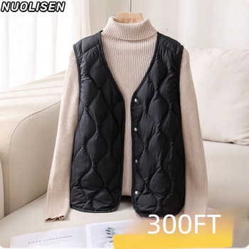 Ženska bez ovratnika kardigan-vest, geometrijski uzorak, pamuk-elastan smjesa, zatvaranje na jedno dugme