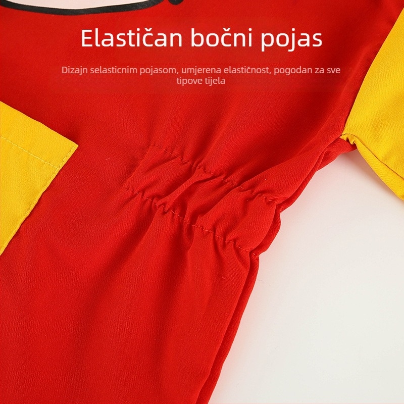 Dječji vodootporni jednodijelni kombinezon s dugim rukavima, crtani uzorak, 100% poliester, marka Anbei Child, sigurnosna razina A