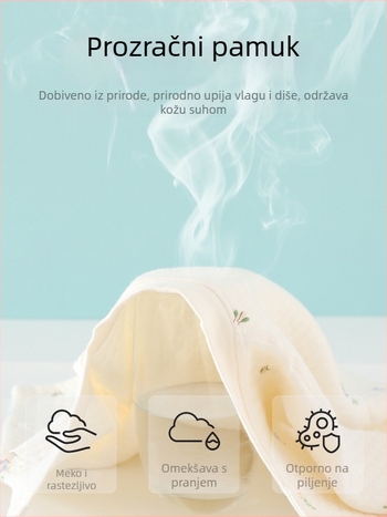 Dvodijelni pamučni zimski topli dječji termalni set, unisex, V-izrez, crtić uzorak, mekan tretman materijala