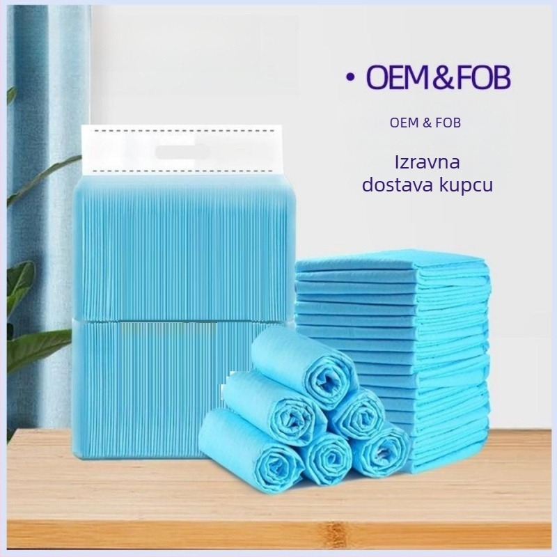 Podloške za uriniranje za kućne ljubimce — marka Cat face; materijali: neisprano platno; vlakna bambusovog ugljena; smola; fluff pulp; za kućne ljubimce; pakiranje prema specifikacijama