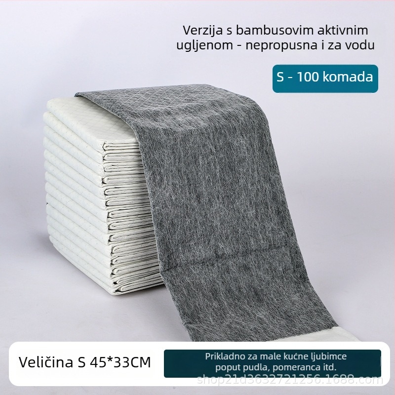 Podloške za uriniranje za kućne ljubimce — marka Cat face; materijali: neisprano platno; vlakna bambusovog ugljena; smola; fluff pulp; za kućne ljubimce; pakiranje prema specifikacijama