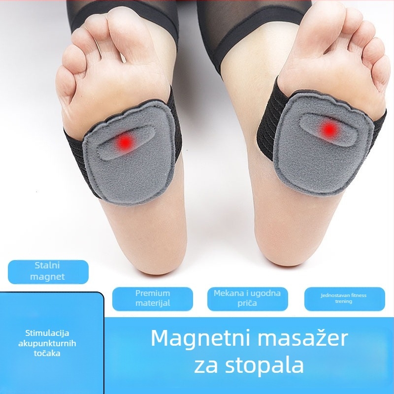 Prilagodljivi magnetski polučeljustni ulošak s masažom akupunkturnih točaka na prednjem dijelu, za tenisice, čizme i casual obuću