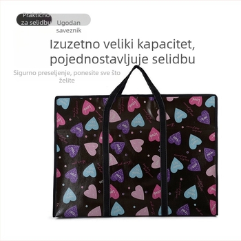 Netkana vrećica za pohranu, ojačana vodootporna kubična konstrukcija, velika kapaciteta, višenamjenski organizator za putovanja i kućno skladištenje