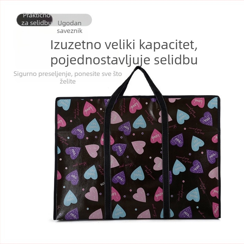 Netkana vrećica za pohranu, ojačana vodootporna kubična konstrukcija, velika kapaciteta, višenamjenski organizator za putovanja i kućno skladištenje