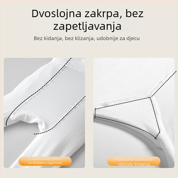 Dječje baletne tajice s neklizajućim gripom – prozračne, tanke, visoka elastičnost, spandeks-pamuk mješavina