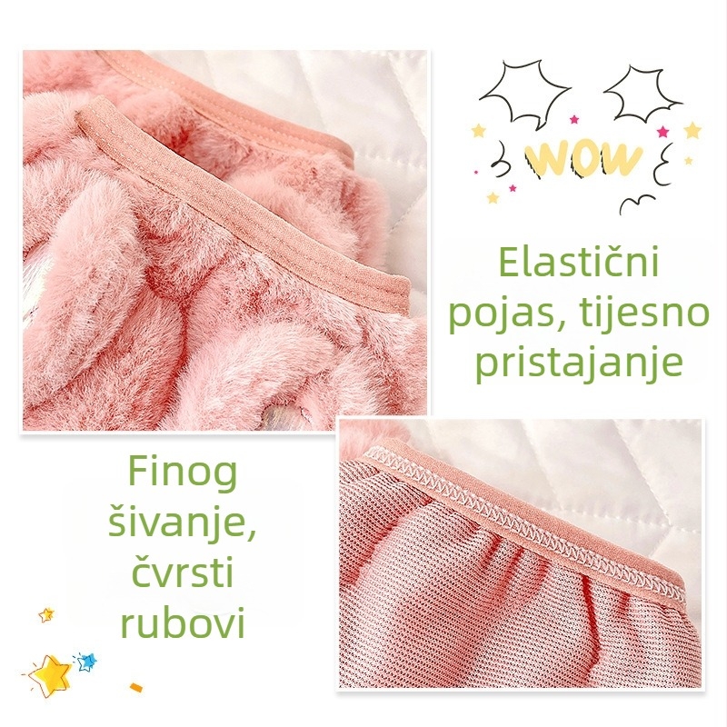 Dječji rukavi za podlakticu - topli, crtani uzorak (Zima, Crtani uzorak, 100% pamuk, Kumquat)