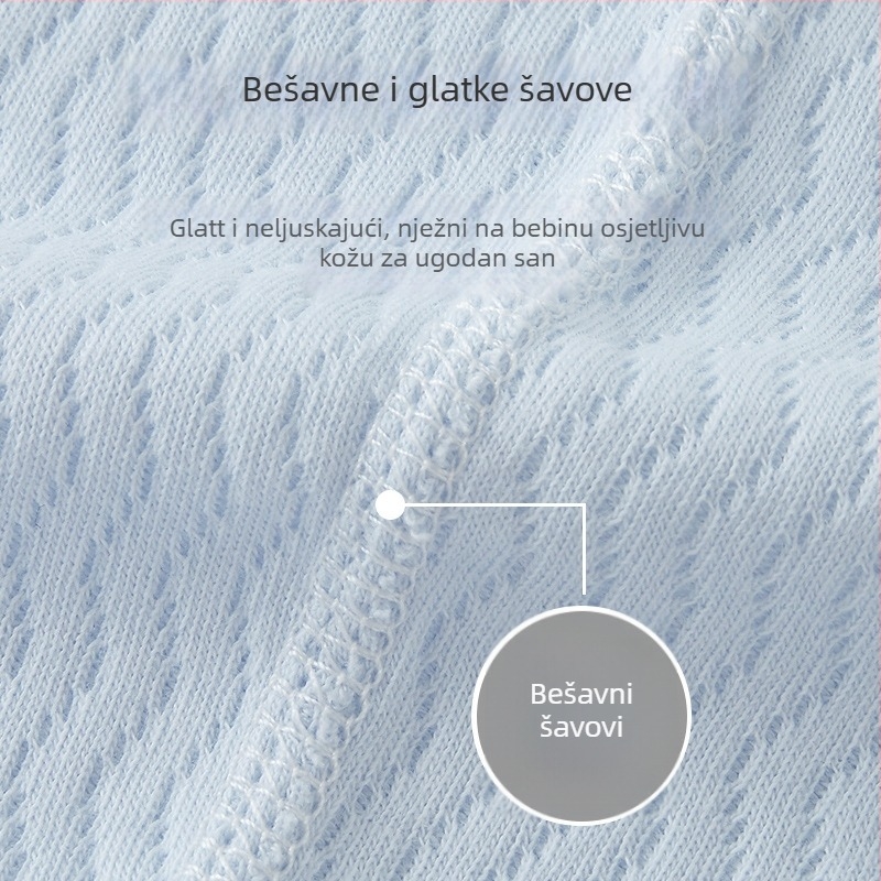 Dječji kardigan s dugim rukavima od 100% pamuka za proljeće i jesen, okrugli izrez, bez kapucije, za uzrast 1–3 godine