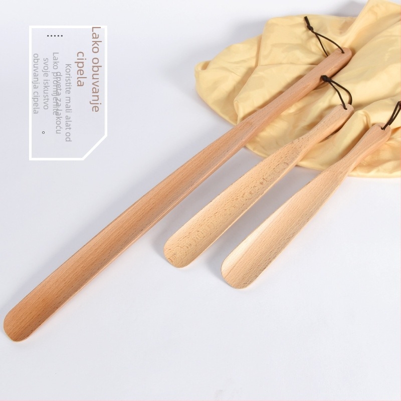 Drveni dugački cipelar s dugim držačem – Model XD-2358, Konbida (za starije osobe i trudnice)