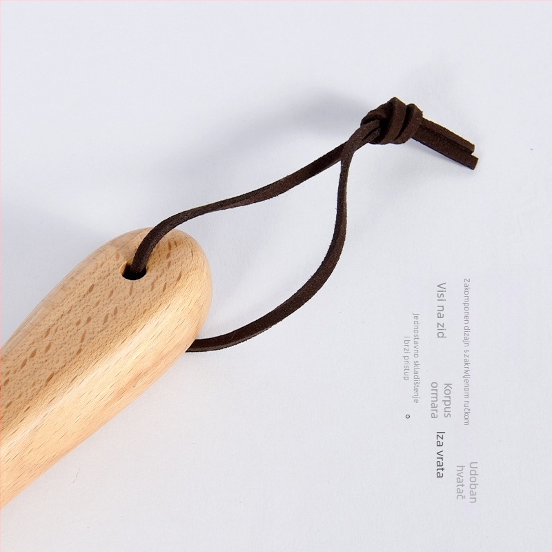 Drveni dugački cipelar s dugim držačem – Model XD-2358, Konbida (za starije osobe i trudnice)