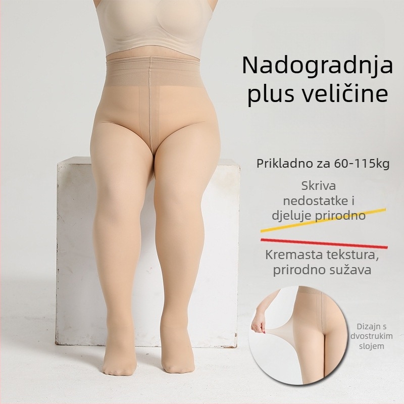 Tajice s flecom podstavom stražnjice i oblikovanjem, srednja debljina, jednofarbni uzorak