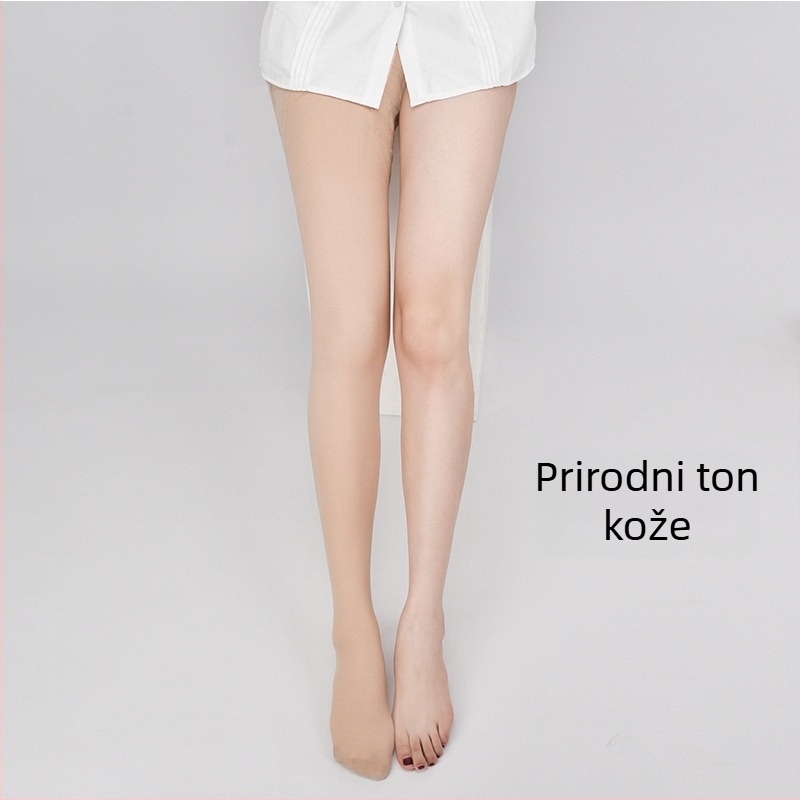 Tajice s flecom podstavom stražnjice i oblikovanjem, srednja debljina, jednofarbni uzorak