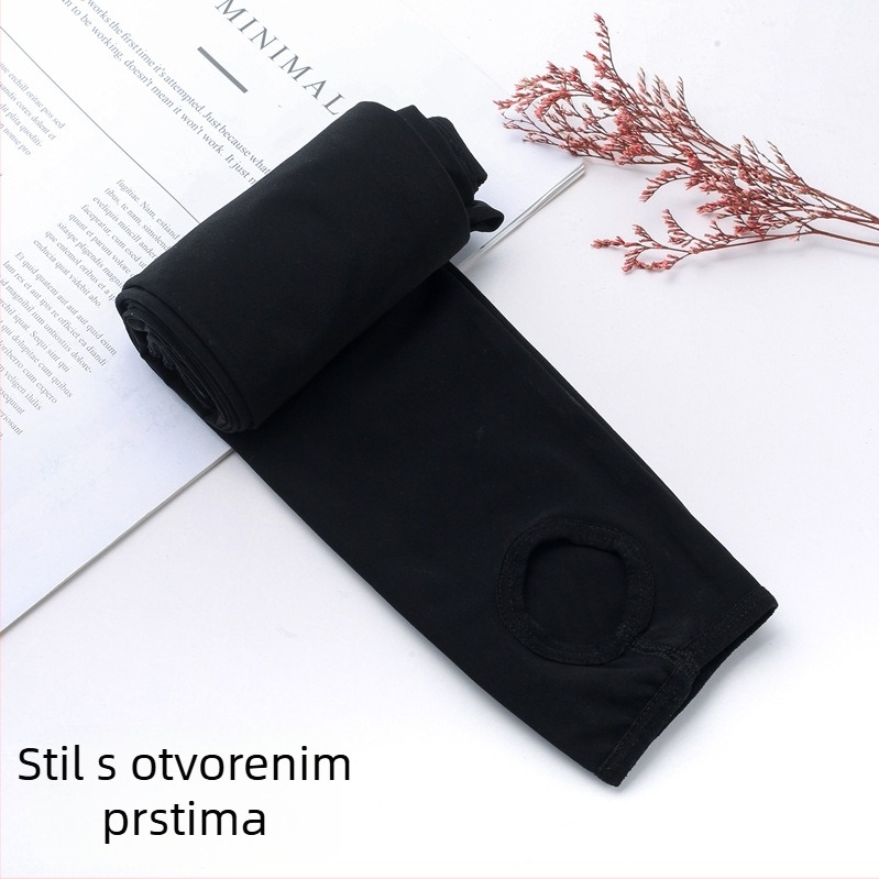 Najlon oblikujuće tajice, srednje debljine, jedne boje, normalna prepona, puna duljina