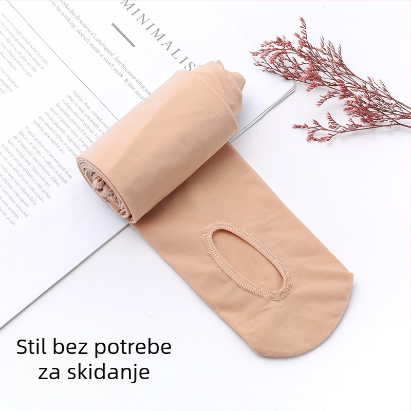 Najlon oblikujuće tajice, srednje debljine, jedne boje, normalna prepona, puna duljina