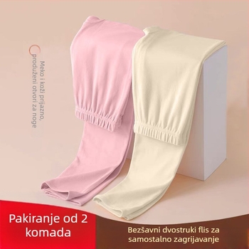 Dječje djevojčice legice s jedobojnim dizajnom, mekani Derong materijal (Derong materijal, 100% poliester, srednji pojas, uzrast 3–8 godina, proljeće–jesen–zima)