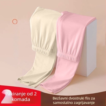 Dječje djevojčice legice s jedobojnim dizajnom, mekani Derong materijal (Derong materijal, 100% poliester, srednji pojas, uzrast 3–8 godina, proljeće–jesen–zima)