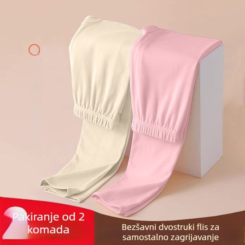 Dječje djevojčice legice s jedobojnim dizajnom, mekani Derong materijal (Derong materijal, 100% poliester, srednji pojas, uzrast 3–8 godina, proljeće–jesen–zima)