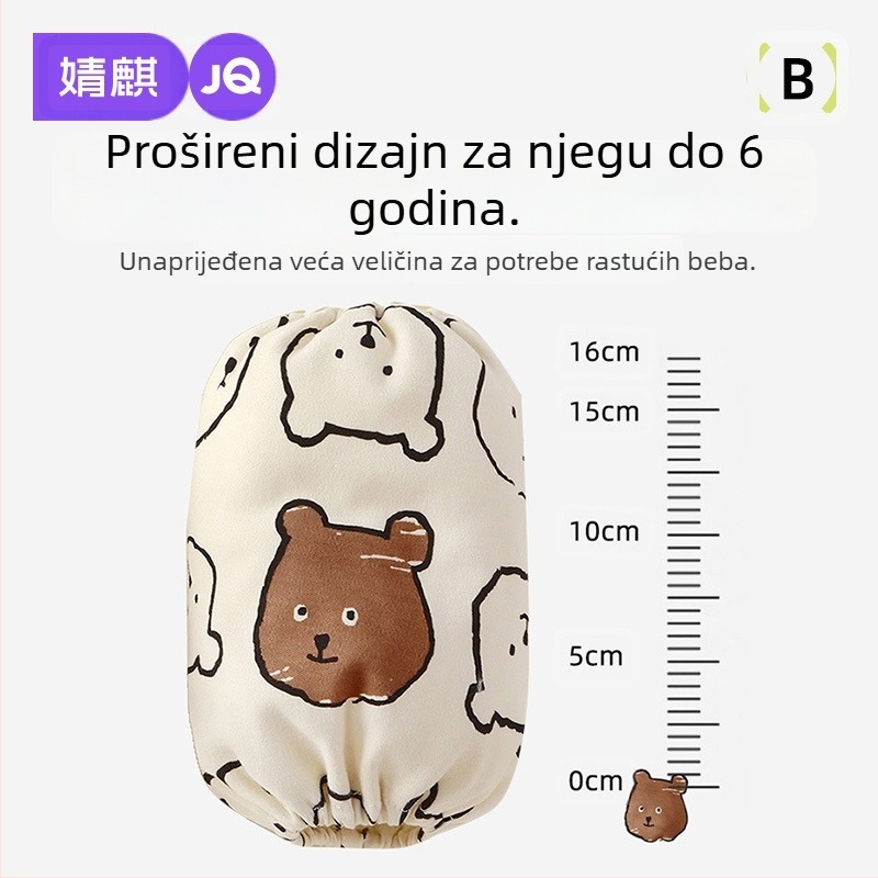 Dječje rukavice od 100% pamuka – cartoon uzorak, protiv prljavštine, za uzrast 1–3 godine, za jesen/zimu/proljeće