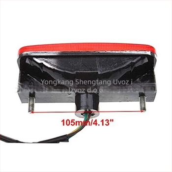 Zadnje svjetlo za motocikl FC50 Beat, model J065-001, 12V, plastično kućište, visoka svjetlost