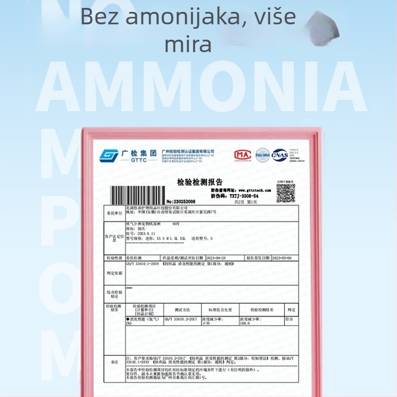 COCOYO Claw Pelenе za pse s podlogom za urin – dezodorirajuće i zaštita od curenja, 10 kom./pak., 3S mekani netkani materijal