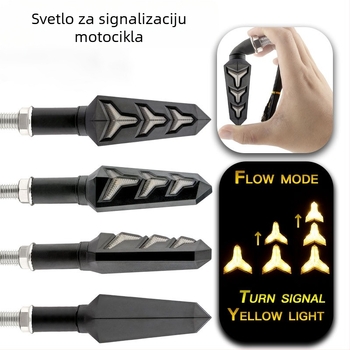 LED svjetiljka u obliku riblje kosti za 12V vozila, univerzalna kompatibilnost, IP67 vodootpornost, vijek trajanja 50.000 sati