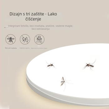 LED stropna svjetiljka, moderni minimalistički dizajn, 220V, pokrivenost 30㎡+, kućište i sjenilo od PP