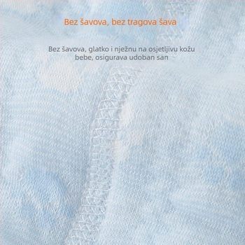 Dvije-komadni set donjeg rublja u stilu kimono za novorođenčad i djecu – jesen/zima, 100% pamuk