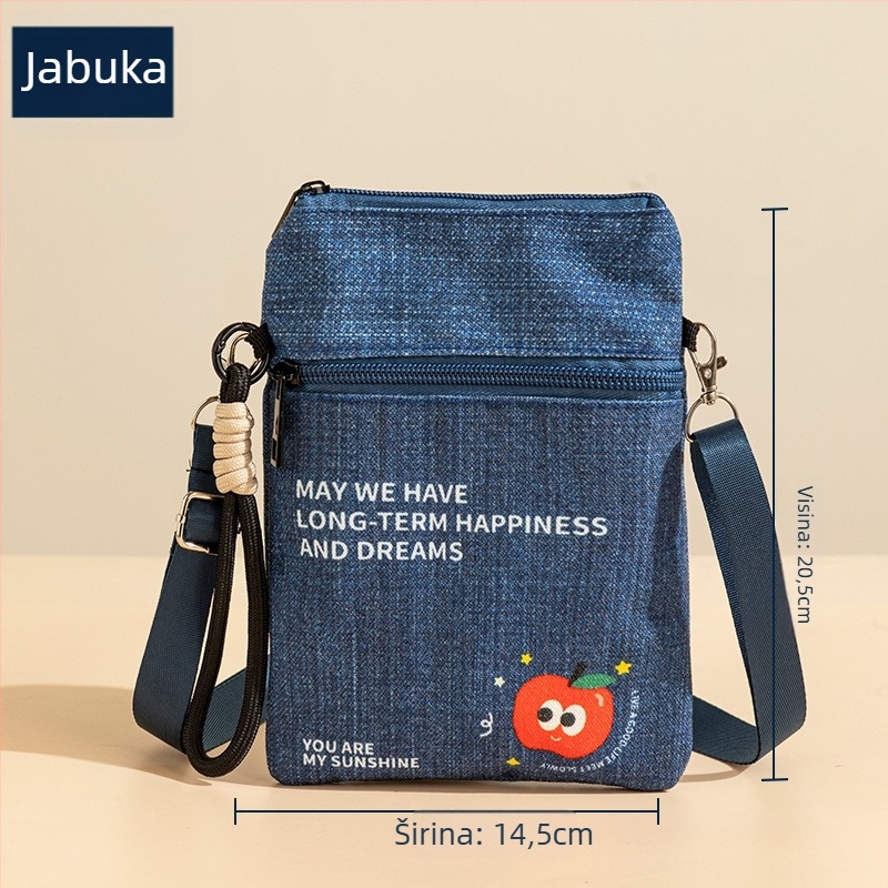 Držač putovnice (platno; zatvarač; džep za certifikat; vertikalni kvadratni oblik; unisex)