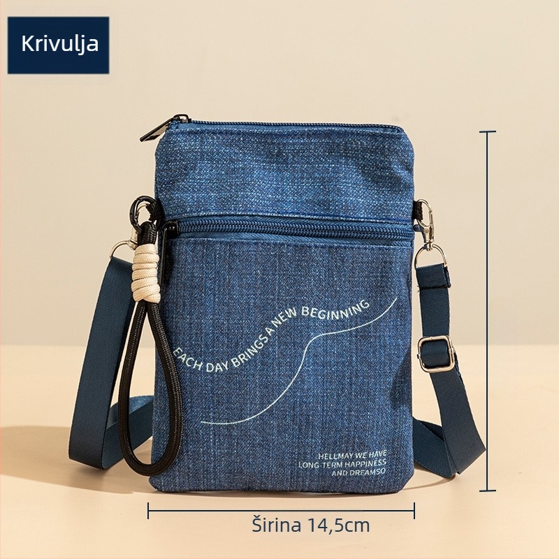 Držač putovnice (platno; zatvarač; džep za certifikat; vertikalni kvadratni oblik; unisex)