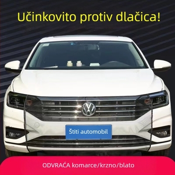 Auto mreža protiv insekata za središnju rešetku motora, mreža od gaze, dimenzije 113×75 cm, kompatibilno sa svim modelima