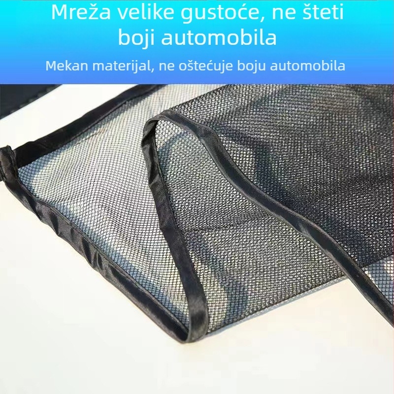 Auto mreža protiv insekata za središnju rešetku motora, mreža od gaze, dimenzije 113×75 cm, kompatibilno sa svim modelima