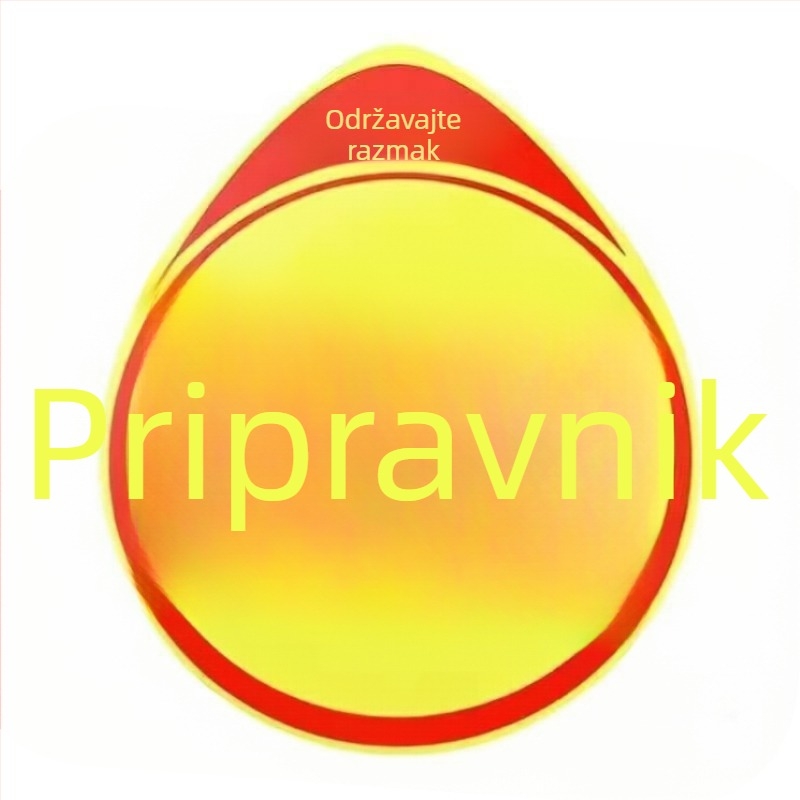 Automobilska naljepnica za karoseriju sa znakovima upozorenja, magnetsko pričvršćivanje, materijal: Drugo