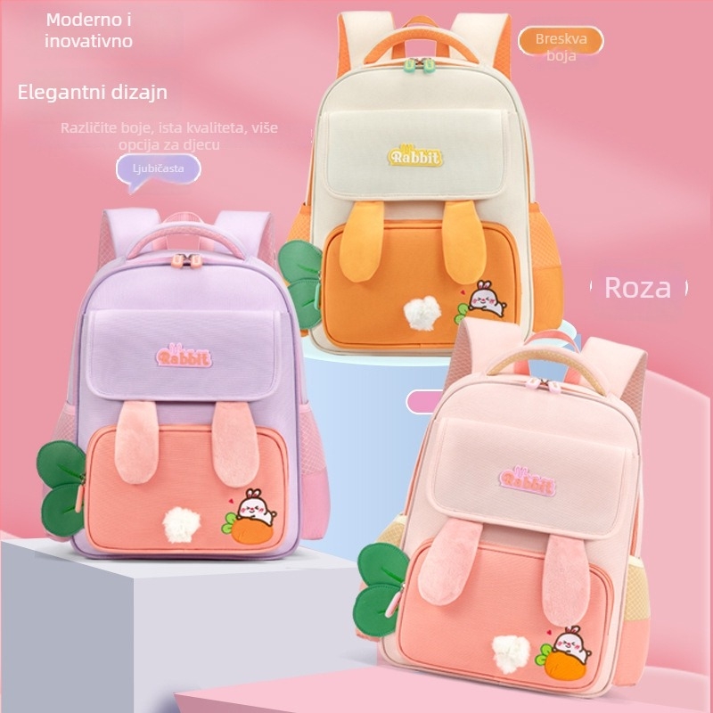 Školska ranac za osnovnu školu, Oxford tkanina, prozračna, vodootporna, antibakterijska, kaiševi s zračnim jastucima