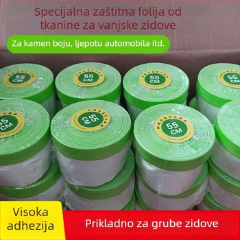 Maskirajuća folija za vanjske zidove (Bucket Tape serija) – duljina 25 m, snažno prianjanje, prilagodljiva obrada