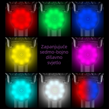 LED stražnja svjetiljka za bicikl sa senzorom, 2W, 300mAh, domet do 50 m, prilagodljiv logotip