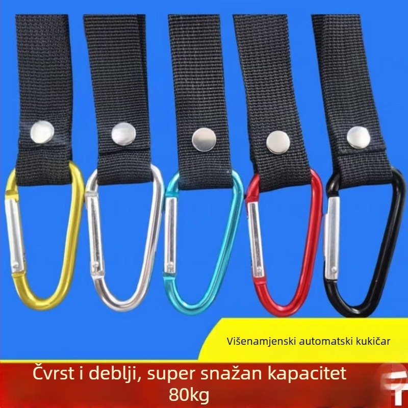 Univerzalni metalni kuka za električna vozila, bicikle i motocikle; aluminijski spoj; s jednim kukom; suvremeni minimalistički dizajn; predstavljen 2023; 1 komad